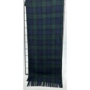 Pendleton Authentic 60x10" Scarf Tartan Plaid 100% Pure Virgin Wool w/Fringe USA